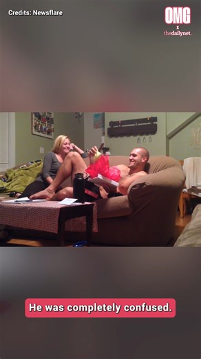 This husband got the Christmas surprise of his life when his wife revealed she’s pregnant with their first baby—his priceless reaction says it all 🤍 | OMG