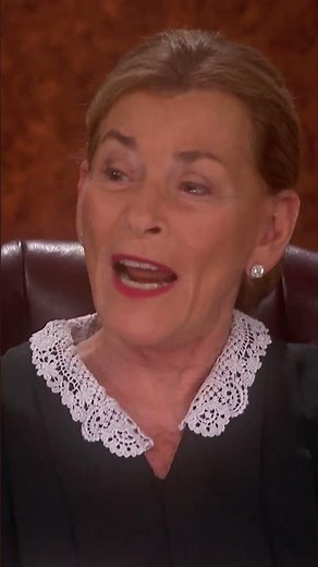 "That's why he still lives at home!" #judgejudy #shorts