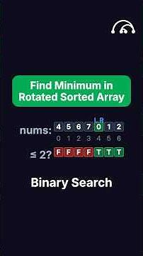 Find Minimum in Rotated Sorted Array | LeetCode 153 | Blind 75 #leetcode #codinginterview #faang
