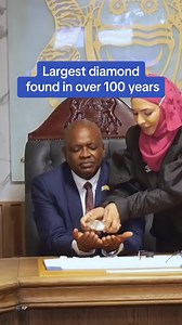 The second biggest diamond ever found - a rough 2,492-carat stone - has been unearthed in Botswana. It is the largest diamond seen in the last 120 years since the discovery of the world-famous Cullinan Diamond. The 3,106-carat stone was found in neighbouring South Africa in 1905 and was cut into nine separate stones, many of which now form part of the British crown jewels. 🎥 AP #geology #science #botswana #diamond #mineral #earth #nature #planet | Geology Science Official