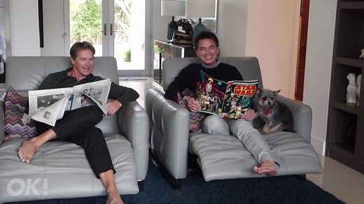 16K views · 74 reactions | Take a look at Dancing On Ice judge John Barrowman's stunning Palm Springs home which he shares with partner Scott Gill. Read more here:https://www.ok.co.uk/celebrity-video/john-barrowman-house-tour-video-21199682 | OK! Magazine UK | Facebook