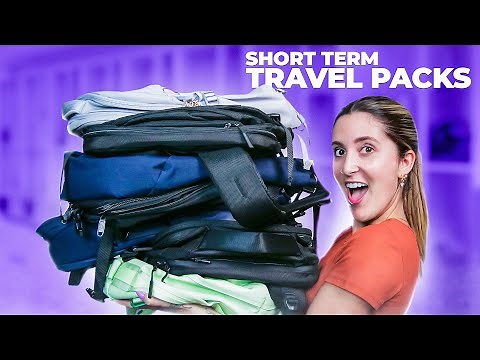 7 INCREDIBLE Short Term Travel Packs (Just for the girls!!)