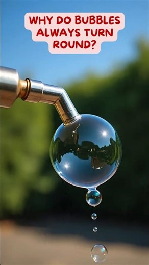 What Makes BUBBLES Always Turn Into Perfect Spheres? #shorts