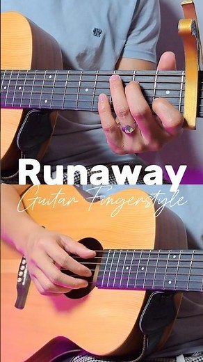 Capo 4 Runaway | The Corrs | Basic Chords Guitar Fingerstyle 🎸 #shorts
