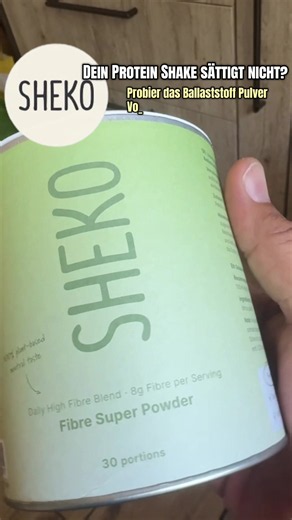 SHEKO Ballaststoffpulver für natürliche Verdauungsunterstützung 8g pro Portion Geschmacksneutral #sheko #shekosuperbrandday #ballaststoffreich #verdauungsprobleme #tiktokmademebuylt @SHEKO