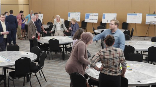 The Planning Department hosted their first Master Plan Open House this week to meet face-to-face with the community and get organic feedback for their comprehensive rewrite of the City's master plan. If you weren't able to attend the open house, you can visit the Master Plan website (bit.ly/3UUf9pt) to give your input on the Market Survey! | City of Sterling Heights