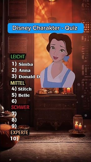 🤯 Bist du ein echter Disney-Experte? Errate alle 10 Charaktere NUR anhand ihrer Augen! 🧐✨