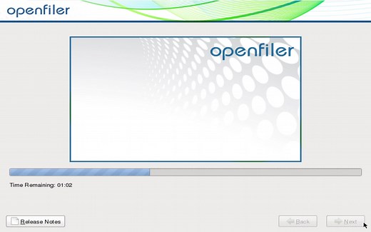 OpenFiler Server Applicance 2.99.1 安装