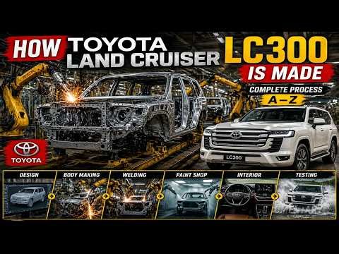 Inside Toyota Factory: How Land Cruiser LC300 is Built Step by Step