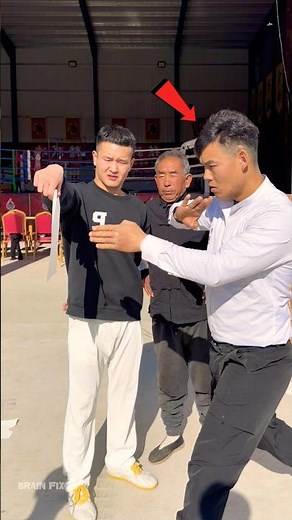 Master caught the punch's mistake! 🥋