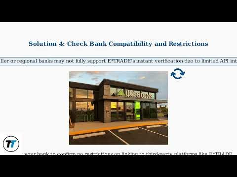 How To Fix E*TRADE Instant Verification Not Working – Link Bank, Micro-Deposits & Retry