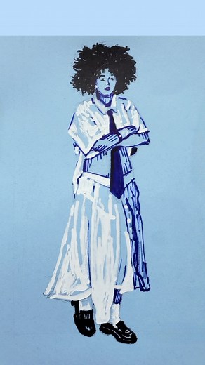 I merge art with fashion and modeling into one creative piece #art #fashion #model #edit