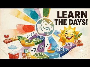 Days of the week song for kids | Learn and Sing Along!
