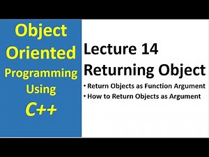 Returning Object from Function in c++| Returning as Objects in C++ Urdu/Hindi Lecture 14(Urdu/Hindi)