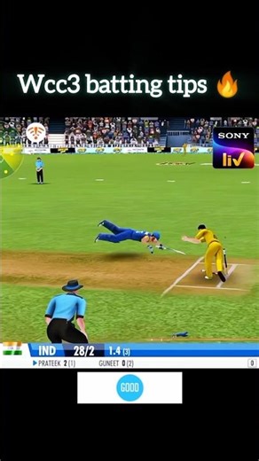 🤯🔥 WCC3 Batting Tips and Tricks ⚡ #shorts #wcc3 #cricket