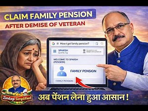 Getting Family Pension Made Easy on SPARSH Portal. Know your rights, apply correctly, avoid delays.
