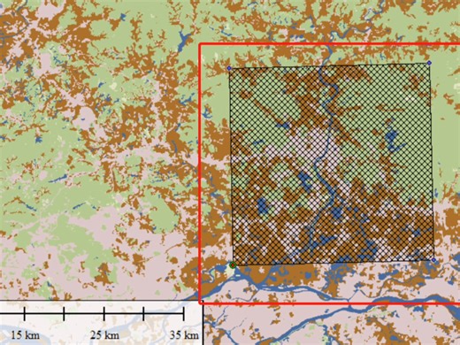 提供GeoTIFF TIF格式 Calpuff AERMOD适用NLCD标准土地利用数据