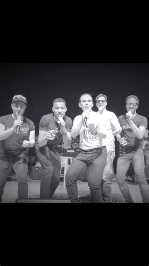 The Doo Wop Project at soundcheck giving a flashback from our first album aptly titled, The Doo Wop Project paying tribute to #DionAndTheBelmonts #dominicscaglione on lead | The DooWop Project