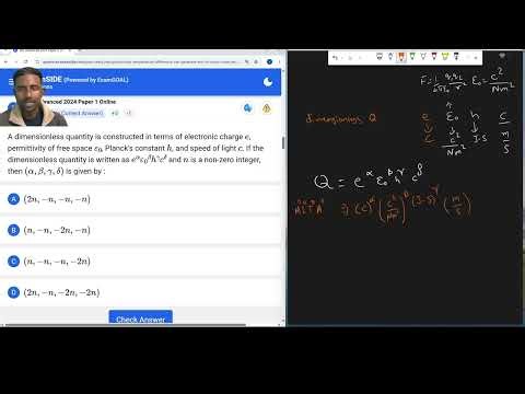 JEE Advanced 2024 Dimensional Analysis: Solved Questions & Solutions