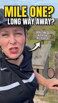 Mile One On Bike Ride… Then The Sign Said Don’t Mess With The Alligator? 🚲🐊 More RV Couple Humor!