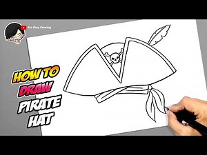 How to draw Pirate Hat