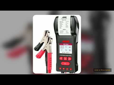 ANCEL BST600 Car Battery Tester with Printer 12V24V 1002000CCA Battery Temperature Load Tester