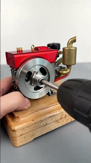 1/8 2.6cc Mini Single-Cylinder Gas Powered Motor 4-Stroke Engine Model