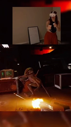 A L I E N in VR is terrifying.. #vr #scarygame #alien