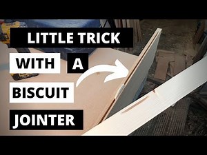 Handy trick to do with your biscuit jointer/woodworking