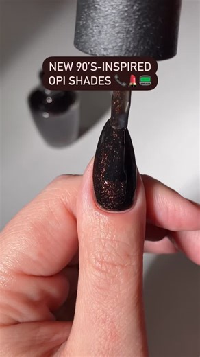 OPI on Instagram: "90s-inspired newness 📞💄📟 Throw it back with our latest fall collection ft. now-stalgic crèmes and shimmers that’re like, totally hue. #OPI #OPIObsessed #OPIWhatsYourManitude #gelnails #90snails"