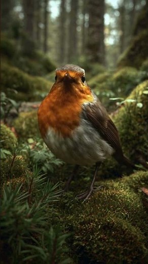 CLEAR Robin Warble 🌤️ | Uplifting Morning Bird Song for Relaxation and Wake-Up #shorts #birds