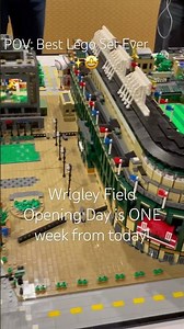 Legos Wrigley Field Made by @wrigley_bricks | Baseball Stadium | Opening Day