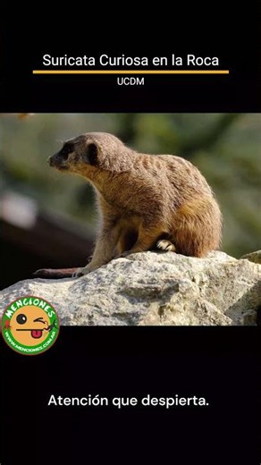 Suricata Curiosa – Atención que despierta – #UCDM