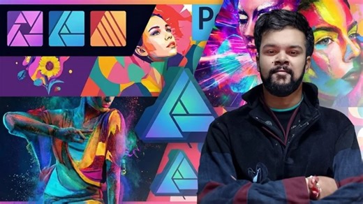 「福利」「中英字幕」Udemy - Affinity Designer极速入门课程