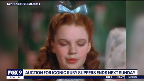 Auction to buy iconic Ruby Slippers ends next week