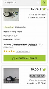 Tu cherches un site qui te permet de ne pas te ruiner quand tu dois changer tes pièces auto ? 🚗💸 On a exactement ce qu’il te faut ! 💚 Rends-toi sur👉 opisto.fr Et découvre des pièces d’occasion jusqu’à 70% moins chères que du neuf ✨ Simple, rapide, avec des millions de références disponibles : rétroviseurs, optiques, pare-chocs et bien plus encore 🔧 La solution maligne pour réparer ta voiture sans exploser ton budget 👀 #voiture #automobile #fyp #pourtoi #auto #opisto #viral #diy #foryoupage