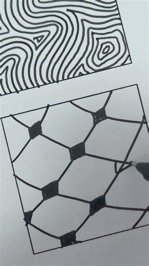 Zentangle Pattern Florz | Easy Floral Drawing #shorts