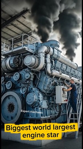 878K views · 6.2K reactions | Biggest world largest engine START #caraccessories | Expert Mechanic | Facebook