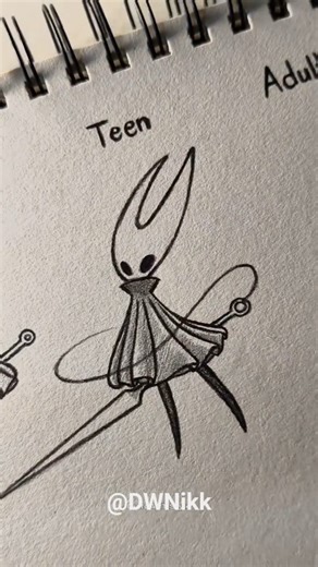 how to draw hornet (hollow night) tutorial ✏️ #art #draw #viral #trending #tutorial #shorts #fyp