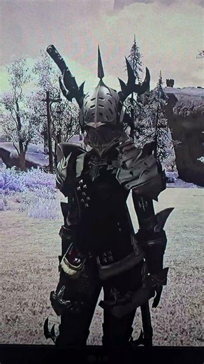 FF14 - Deep Gold armor set and Odenta Kai Katana #finalfantasy14 #outfit #showcase #mmo #darkknight