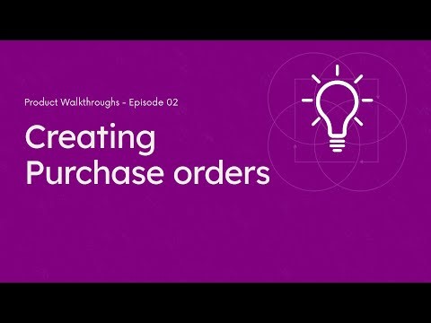 Creating Purchase Orders