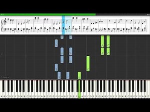 J. Strauss Jr. - The Blue Danube Waltz (main theme) Op. 314 [Piano Tutorial]