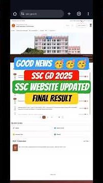 GOOD NEWS 🥳🥳 | SSC OFFICIAL WEBSITE UPDATED ✅ | FINAL RESULT 🔥 | ‪@ApplyRightt‬ #sscgdfinalresult