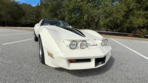 NOW LIVE: 1980 Chevrolet Corvette -1980 Chevrolet Corvette -350ci V8 L48 -4-Barrel Rochester Quadrajet Carburetor -3-Speed Turbo-Hydramatic Automatic -RWD -Classic White Exterior -Doeskin Leather/Oyster Vinyl Interior -Twin Black Racing Stripes -15” Rally-Style Wheels -Removable T-Tops -Pioneer Mixtrax Audio System | Exotic Car Trader | Facebook