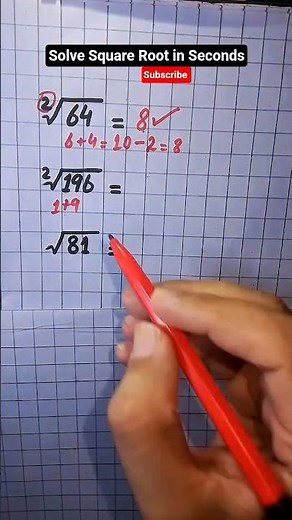 Square Root Trick | Solve Roots in Seconds #maths #mathstricks #education