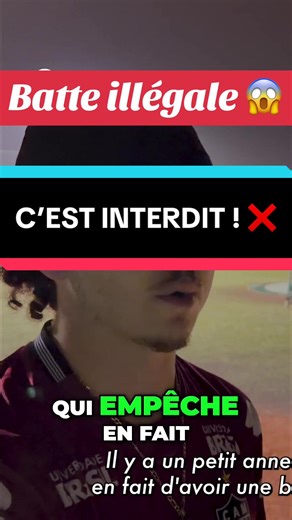 Batte illégale dans le baseball : pourquoi c'est interdit ?