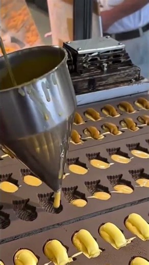 Making delicious food using a fish shaped mold