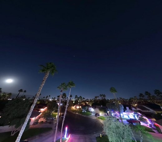 8 hour time lapse shot on GoPro Hero 12 - Star trails, moon trails, clouds, and cars #longexposure #nightphotography #photography #photomagic