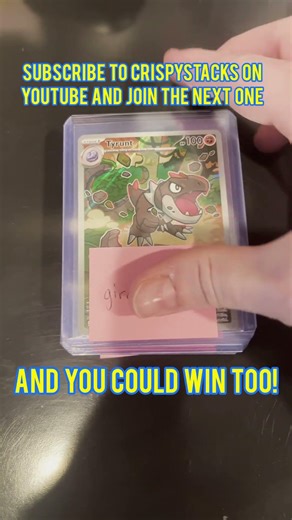 We do free Pokemon giveaway livestreams every week! Don't miss the next one!🔥 #pokemon #crispystacks