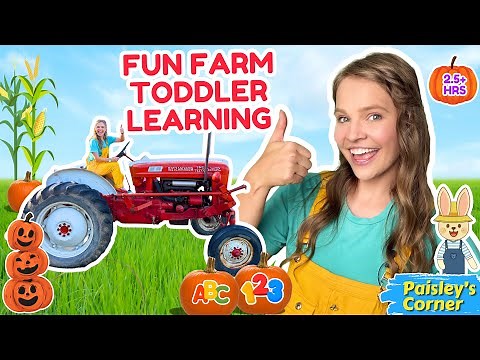 Toddler Learning at the Farm with Silly Ms Lily | Learn Colors, Counting & First Words for Toddlers
